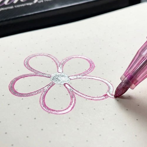 Dreamy Sparkle Dual Line CONTOUR Marker Pen