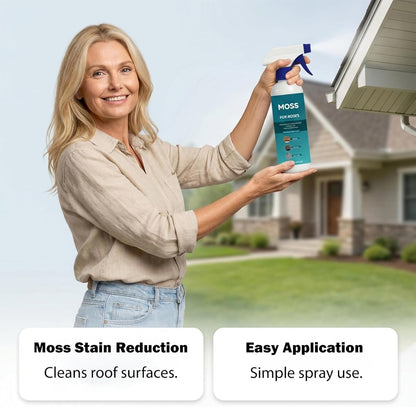 Multi-Surface Roof Moss & Algae Cleaner Spray 🏠✨ | BUY 1 GET 1 FREE