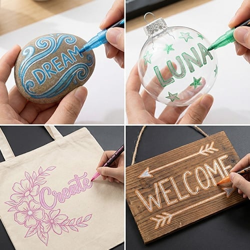 Dreamy Sparkle Dual Line CONTOUR Marker Pen