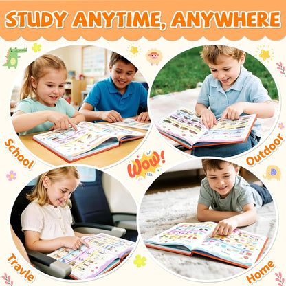 Interactive Talking Book Early Learning Educational Toy For Kids Baby Vocabulary Learning