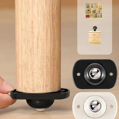 Move Anything Instantly! No-Lift 360° Stick-On Furniture Wheels (PACK OF 10)