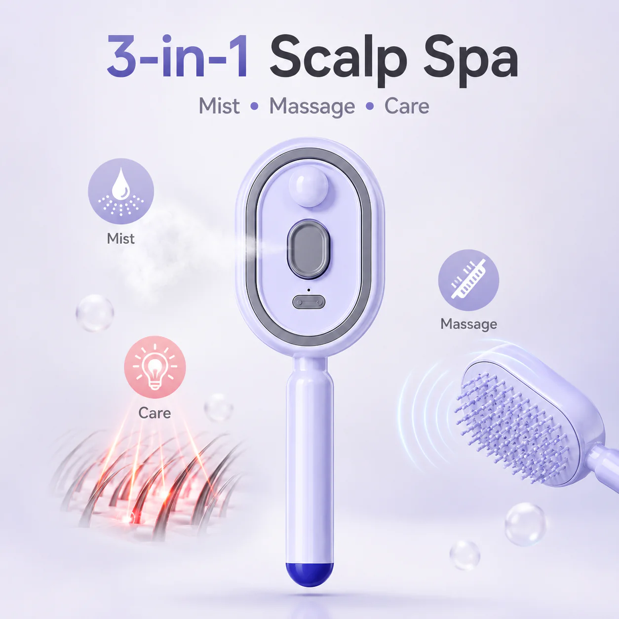 Mist Straightening Comb – Easy Salon-Like Hair