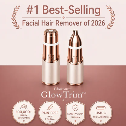 2-in-1 Eyebrow & Facial Hair Trimmer
