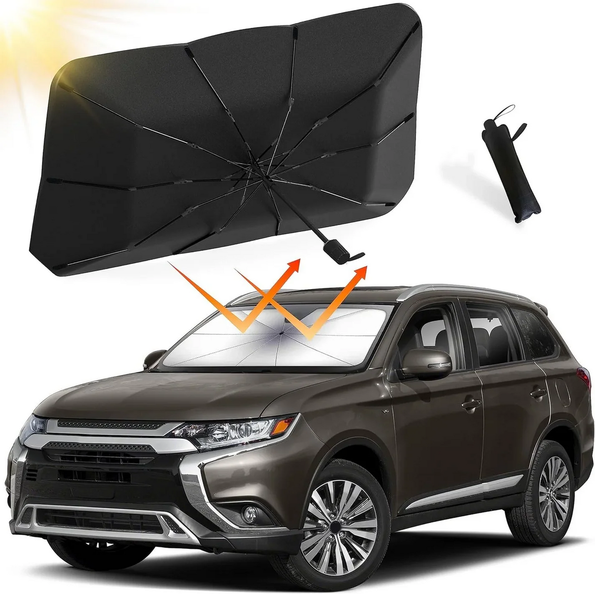 Foldable Car Windshield Sun Umbrella
