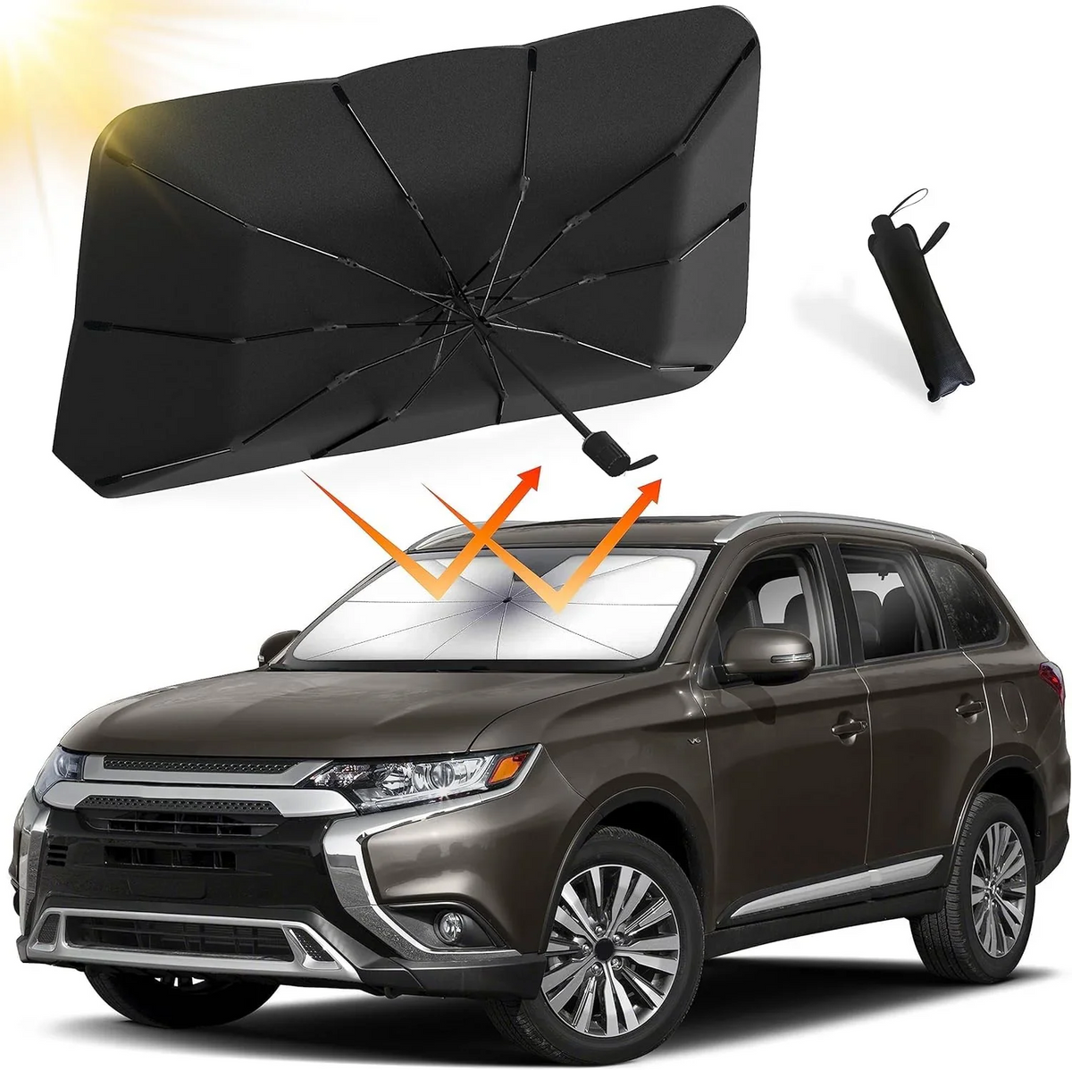 Foldable Car Windshield Sun Umbrella