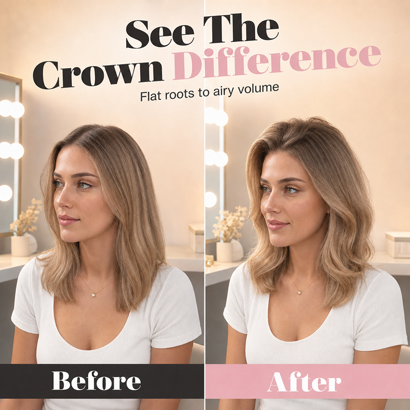 Salon Crown Volume Styling Tool for Fine Flat Hair