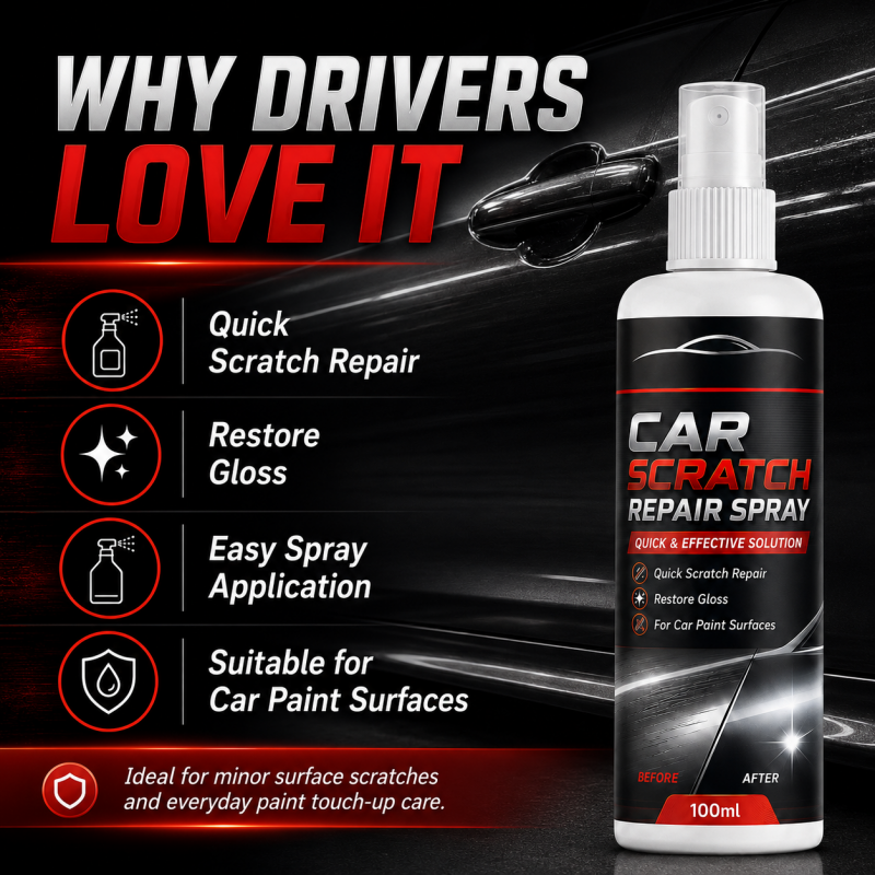 PACK OF 2 Universal Car Scratch Repair Spray (500 ml)